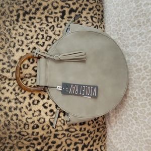 NYC Violet Ray Gray Moss Color Handbag